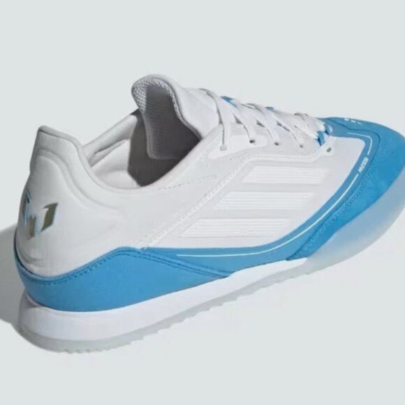 Size 11-adidas F50 Freestyle 24 Messi Men's Indoor Blue Soccer Cleats - Picture 6 of 8